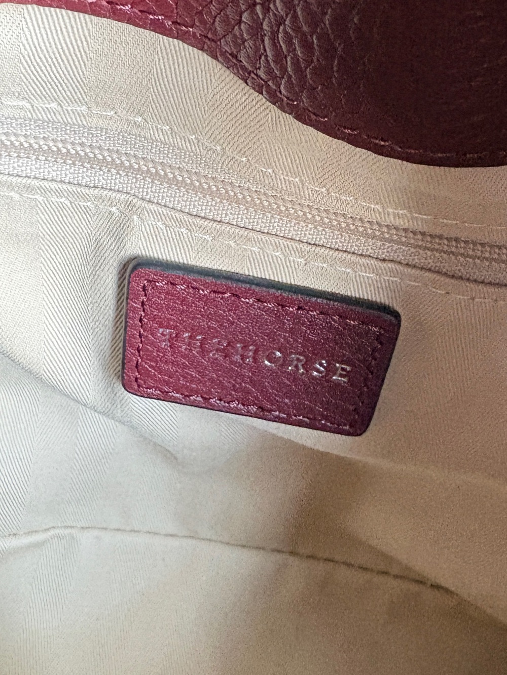Burgundy Clementine Crossbody Bag - The Horse - Picture 9 of 11